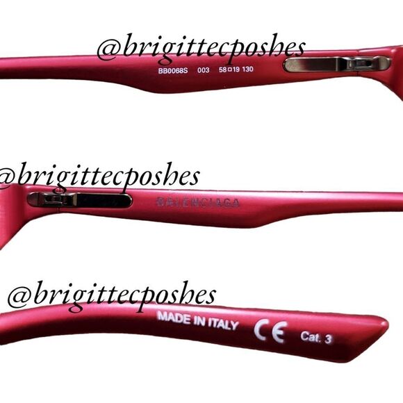 BALENCIAGA Women's BB0068S 58mm  - Picture 9 of 10